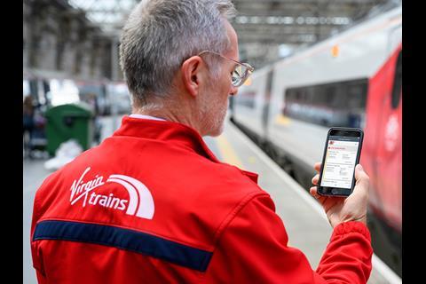 Back on Track was custom developed for Virgin Trains by UP3 and ServiceNow.